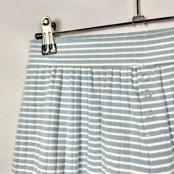 Aerie Blue & White Stripe Soft Pajama Shorts XS - Picture 4 of 4